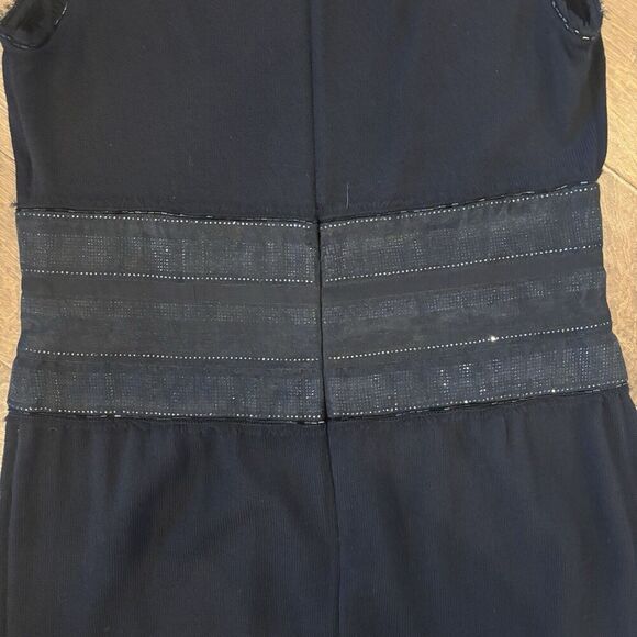 St. John‎ Evening Black Knit Dress with Beading Size 10 Spring 2006 - Picture 9 of 10